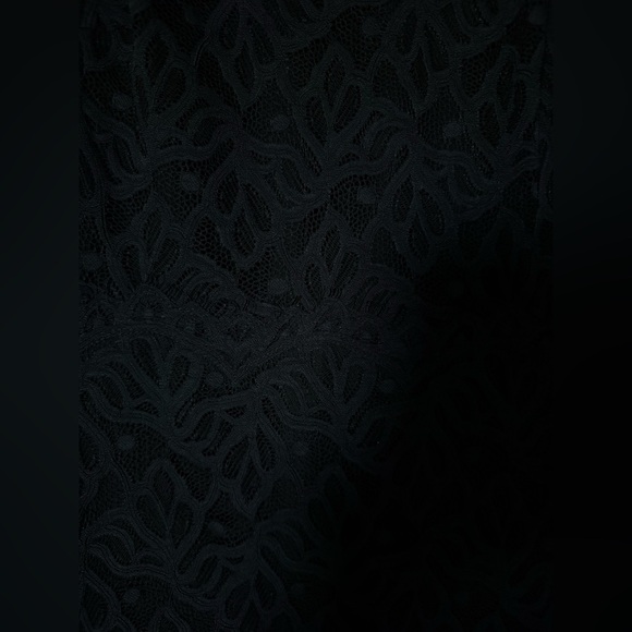 Sandro Women’s Black Mini Lace-panel Dress Fitted Size 1 - Picture 9 of 14